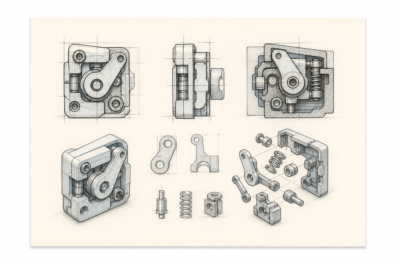 Concept development drawing
